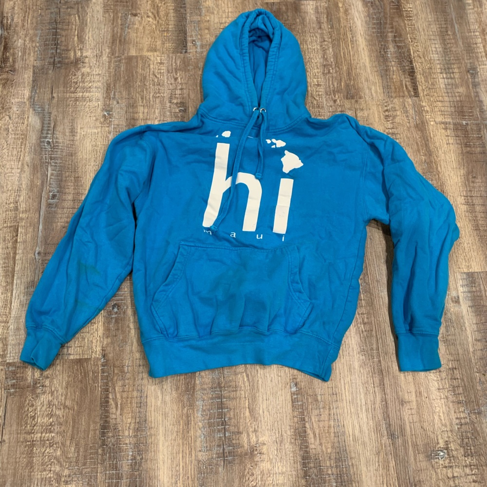 Blue sweatshirt